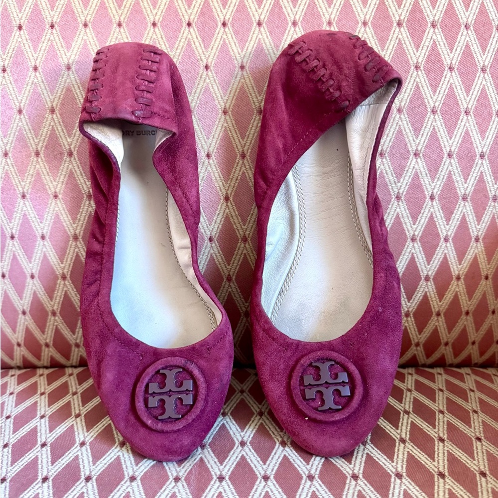 Tory Burch Minnie Ballet Flats Logo Medallion